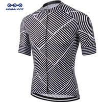 KEMALOCE Cycling Jersey Short Sleeve Kit Digital Printing Bicycle Shirts Blank Polyester Summer Professional Cyclist Bike Wear
