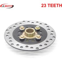 JLMOTO 158mm/160mm Brake Disc with 23 Teeth Hub Fit For Rear Axle Brake Golf Quad ATV UTV Go kart Buggy Bike Parts