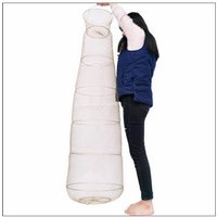 Finefish-Filet de pêche pliable en forme de tambour, fil d'acier portable, garde les soins du poisson, taille de 1.5m