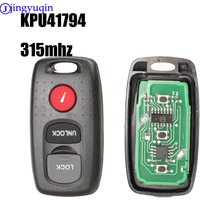 Jingyuqin 3B télécommande voiture intelligente porte-clés 315MHZ pour Mazda 3 2004-2008 pour Mazda 6 2003 2004 2005 FCC ID: KPU41794