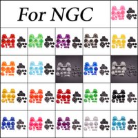 TingDong For Gamecube Controller Mod Colorful Complete button set with for NGC button set with Rubber conductive button