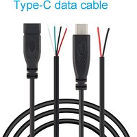 2Pin 4Pin Type C Male/Female to bare open end 2 core 4 cores Usb data quick charging cable