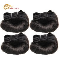 Brasilianische lockige Haarwebart Bundles 100 % Echthaar 4 Bundles Afro 1B 30 Burgund Bundles Haarverlängerung 5 5 6 7 Zoll Remy Haar