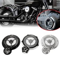 Motorrad 5 Löcher Derby Timing Timer Abdeckung CNC Motor Abdeckung Für Harley Touring Street Glide Softail Nacht Zug Dyna 1999-2017