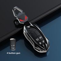 Car Metal Keychain Case Cover Holder For Jeep Grand Cherokee Compass Patriot Renegade For Dodge Challenger Journey