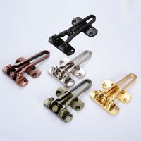 Zinc Alloy Hotel Door Latch Lock Anti-theft Home Door Cabinet Hasp Safety Guard Security hardware Clasp