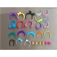 Original 1/6 Puppe Stirnbänder Kopfhörer Dekore Nette Handgelenk Ringe Bunte Puppe Dekore DIY Puppe Zubehör