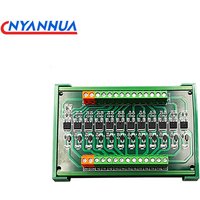 PLC Amplifier Board 4/8//12/16 Channel NPN/PNP Transistor Signal Output SCR Module Din Rail 35mm 5A/24VDC