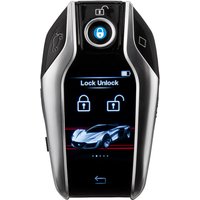 EASYGUARD 2 Way Liquid Crystal Remote LCD Display Remote Wiring Charging Smart Key Keyless Entry DC12V