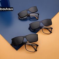 RS004 personnalisé hommes femmes polarisées optique magnétique lunettes de soleil pince aimant pince sur lunettes de soleil Polaroid Clip sur lunettes de soleil cadre