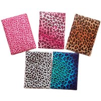 New Arrival Women's Leopard Print Travel Passport Cover Wallet Unisex Business Multifunction Credit Card Purse Organizer Case
