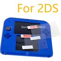 1set Plastic Clear Protective Film Screen cover Protector For Nintendo 2DS Top Bottom LCD Screen Protector film Guard for 2DS