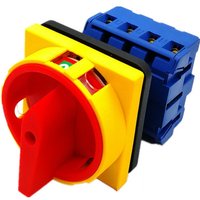LW30-4P Isolator Switch ON-OFF 690V 25A/63A-80A100A Padlock 2 position 4 Poles Main Rotary Cam Switch Emergency stop