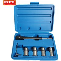 5PCS Diesel Injektor Sitz Cutter Werkzeug Set Reiniger Carbon Schneiden Werkzeug Kit