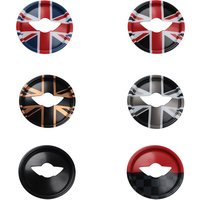Car Steering Wheel Center Decorative Sticker Cover For MINI ONE Cooper S JCW F54 F55 F56 F57 F60 Countryman Decal Accessories