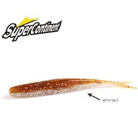 2023 Supercontinent HP MiNNOW small soft squid tail fish 75mm road soft bait 1.8g 15pcs Temptation fork tail soft bait