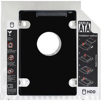 TISHRIC Aluminum 2nd HDD Caddy 9.5mm 12.7mm SATA 3.0 Optibay Hard Disk Drive Box Enclosure DVD Adapter Case 2.5 SSD For Laptop