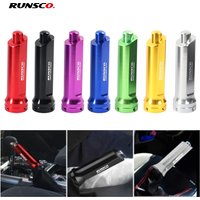 Car Hand Brake Sleeve Handle Cover Anti-slip Decoration Handbrake Protector Cover Aluminum