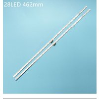 100% New 2pcs/Kit LED strips for TV UE43NU7195U UE43NU7455U CY NN043HGNVDH AOT 43 NU7100F 2X28 3030C d6t 2d1 28S1P REV.2