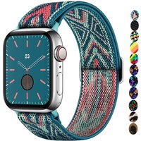 Scrunchie Strap for Apple watch band 45mm 41mm 44mm 40mm 38mm 42mm Elastic Nylon solo Loop bracelet iWatch series 3 4 5 6 se 7