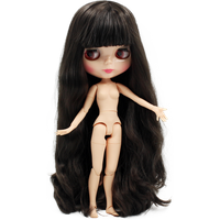 ICY DBS Blyth doll deep brown hair natural skin joint body 1/6 30cm girls gift toy anime