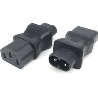 IEC320 IEC 320 C13 to IEC C8, IEC 3Pin female to 2Pin male power adapter Adaptor ,C8 male to iec C13