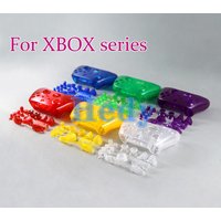 1Set Transparent For Xbox Series X S Controller Housing Shell Case With Buttons Kit LB RB Bumper LTRT Trigger Power Button