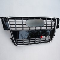 B8 Front Bumper Racing Grill Honeycomb Hood Mesh Grids For Audi A5 S5 Sline 2008-2011 Not Fit Real RS5