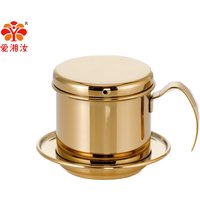 350ml Vietnamese Moka Pot Espresso Coffee Maker Portable Stainless Steel Filter Holder Drip Filter Coffee Accessories
