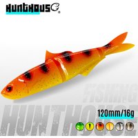 Hunthouse 3PCS Silicone Soft Fishing Lure 120mm 16g Artificial Bait Wobblers Swimbait Tackle For Bass Pike Trout Pesca LW235