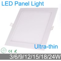 Ultra dünne 3W 6W 9W 12W 15W 18W 24W LED downlight-platz FÜHRTE panel / painel licht 4000K schlafzimmer leuchte Decke Einbau lampe