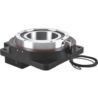 ZBT200 Hollow Rotating Platform Turntable Gearbox Reducer ratio 10:1 18:1 for 80 Frame 750W AC Servo Motor Input 19mm
