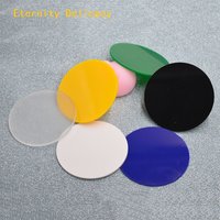 2mm Colored Round Acrylic Sheet, Plastic Plate, DIY Toy Accessories, Technology Model Parts, Samll Size