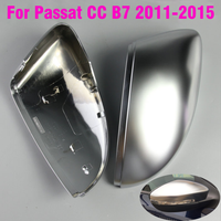 Matowe chromowane osłony lusterek bocznych do VW Passat CC B7 Scirocco Jetta MK6 Euro Beetle Wymiana osłony bocznej 2010 2011 2012 2013 2014