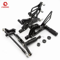 For Yamaha YZF R1 YZF-R1 YZFR1 2007 2008 Motorcycle Rearset Adjustable Footpeg Footrest Rear Set Foot Peg Pedal Rearsets
