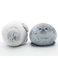 Angry Blob Seal Pillow Chubby 3D Novelty Sea Lion Doll Pluszowa zabawka do spania dla niemowląt Prezenty dla dzieci i dziewczynek
