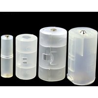 AAA/AA to C/D Battery Combination Cell Battery Storage Box Adapter AAA AA Holder Case Converter Cases