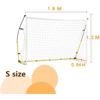 Portable Folding Football Goal Outdoor Adults Kid Soccer Sport Exercise Net Professional Football Training Equipment Accessories