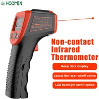 -50~600 ° C Digitales LCD-Industrie-Elektronik-Thermometer Berührungsloses Infrarot-Thermometer Lasertemperaturmessgerät Pistole Laserpunkt