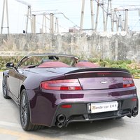 Car-Styling Auto Accessories Dry Carbon Fiber Rear Spoiler Fit For Vantage MA Style Rear Trunk Spoiler Wing 2007-2015 V8