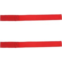 2x Heavy Duty Red Winch Hook Pull Strap Protective Loops Towing Rope, ATV UTV Truck Accessory - 2 inch 50mm Wide