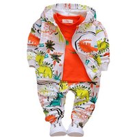 Neue Frühling Herbst Baby Jungen Kleidung Kinder Mädchen Sport jacke T-Shirt Hosen 3 teile/sätze Kleinkind Mode Kostüm Kinder Trainings anzüge