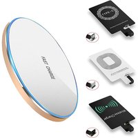 Universal Wireless Charging Pad For iPhone5 6 7 7plus Wireless Charger Oi Receiver Coil Kit For Samsung Xiaomi Huawei