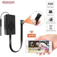 Przenośna mini kamera IP WiFi 4K DIY HD 1080P z detekcją ruchu, zdalnym podglądem P2P, bezprzewodowa mikro kamera z nagrywaniem w pętli i baterią.