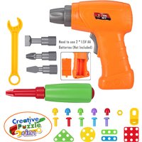 DIY Creative Puzzle Toys For Children Boys Drill Screw Disassembly Accessories Game Toy Kids Mosaic Puzzle Toys Educational Toys