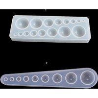 Silicone DIY Crystal Epoxy Resin Molds Time Stone Jewelry Making Crafts Round Handmade Cake Fondant Chocolate Tools
