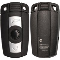 Jingyuqin Remote Car Key Case Shell For BMW 1 3 5 6 7 E Series E60 E90 E91 E92 X6 3 Buttons Replacement no/have Battery Holder