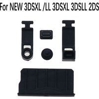 JCD 1Set Silicone Anti-Dust Plug Earphone jack Charging Dock Dust Proof Protector Cap For New 3DS XL/LL 3DSXL 3DSLL 2DS