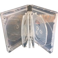 10 CD Capacity Disc Storage Box Transparent DVD/CD Case Package Portable box for Home Cinema