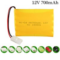 12v 700mah NiCD Battery For Rc toy Car Tanks Trains Robot Boat Gun Ni-CD AA 700mah 12v Rechargeable Battery 1Pcs